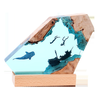 Own a Piece of the Ocean’s Deepest Mystery – Handcrafted Deep-Sea Resin Masterpiece