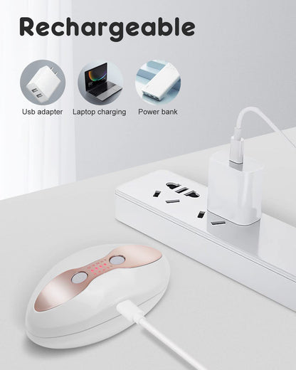LED Heating Lip Beauty Instrument with Infrared Light Therapy