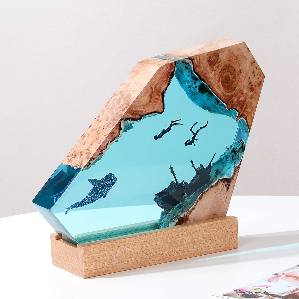 Own a Piece of the Ocean’s Deepest Mystery – Handcrafted Deep-Sea Resin Masterpiece