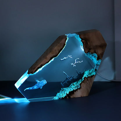 Own a Piece of the Ocean’s Deepest Mystery – Handcrafted Deep-Sea Resin Masterpiece